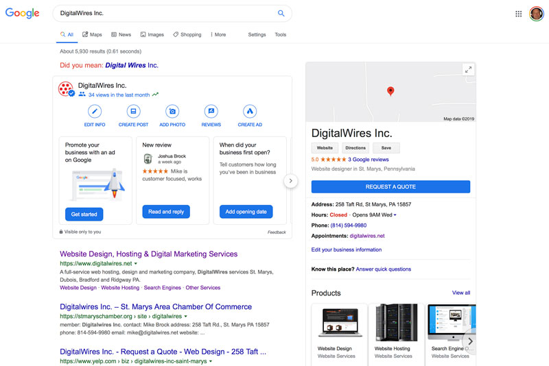 Google My Business – THE Most Important Listing For Your Business